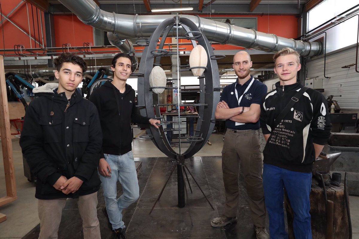 Montpellier3m's tweet image. 👨‍🏭🎓🏠 Inauguration de la 8ème Maison Tour de France @les_compagnons : &quot;1 métier pour 2 mains&quot;! @MyriamElKhomri @JL_MEISSONNIER @VBaillargues