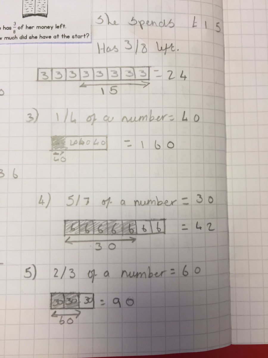 MasefieldCP's tweet image. Bar modelling in maths #singapore #understandingmaths #reasoning