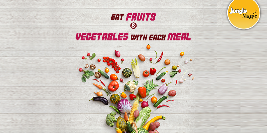 Jungle_Magic's tweet photo. Fruits and vegetables are sources for vitamins, minerals and fibre. We should all try to eat at least 5 servings a day. https://t.co/trsQ3HFJPe
