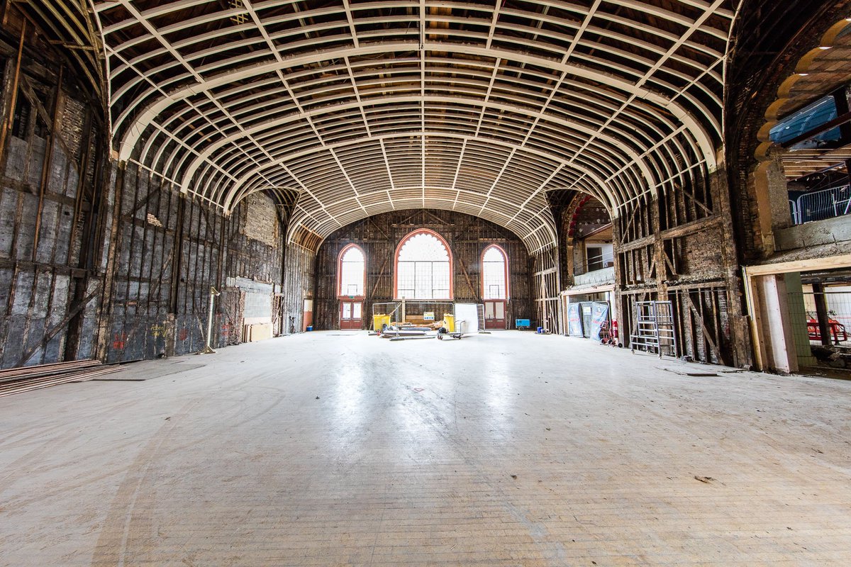brightdome's tweet photo. IN PICTURES: A major renovation of our Corn Exchange and Studio Theatre marks the start of the journey to restore the Royal Pavilion Estate https://t.co/K3ZqwOp3iD