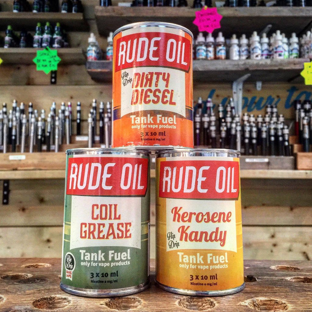 VAPEStoresUK's tweet photo. Rude oil baby!!! £12.99 buy one get one free. Everyone loves a bargain😤💨💨 #bargain #vapewatford https://t.co/PkPZV6zGAQ
