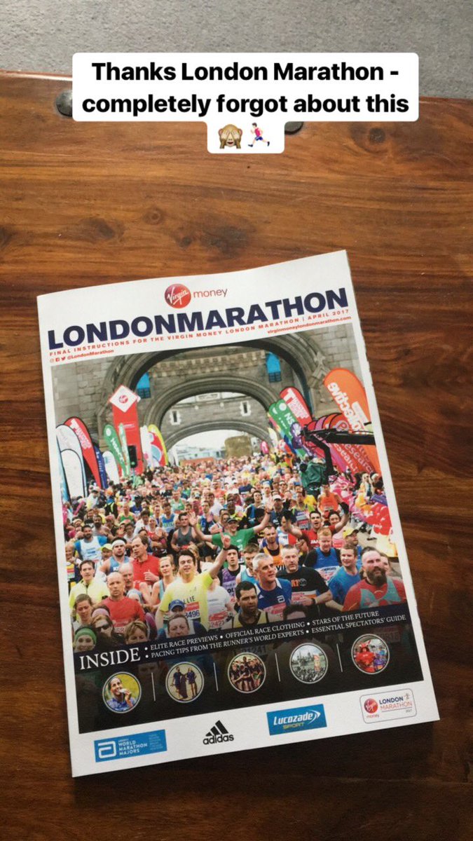 millilux_io's tweet photo. @LondonMarathon - thanks for the reminder that it's just #30days until my Triple Marathon challenge 🙈 #MakeYourWorldBigger #LondonMarathon https://t.co/L3opep0kwU