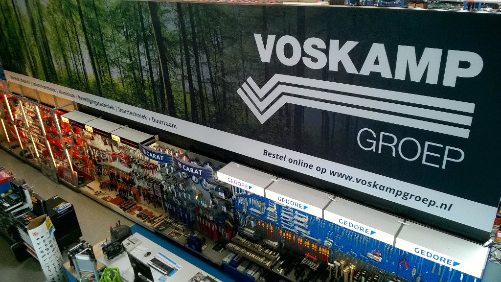 Nieuwe banner Voskamp Apeldoorn #duurzaam.