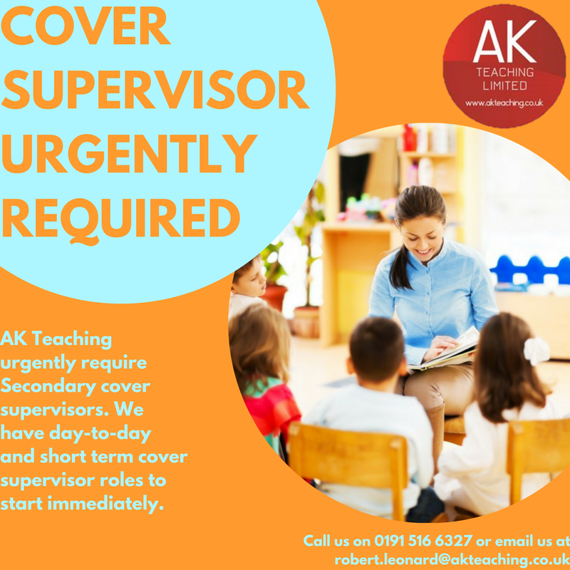 #northeastjobs #northeast #jobs #sunderland #newcastle #recruitment #education #teacher #teaching #secondary #coversupervisor