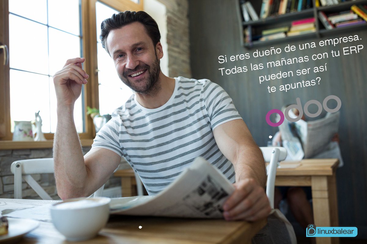 linuxbalear's tweet photo. #odoo #tranquilidad #FelizJueves #Linuxbalear https://t.co/pIUiSASwfH