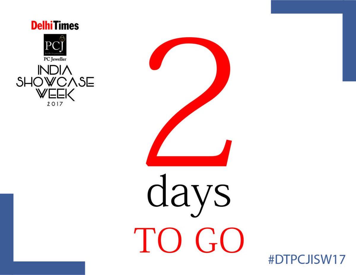 IndiashowcaseWk's tweet photo. 2 DAYS TO GO!! #DTPCJISW17 #DelhiTimes #PCJeweller #TalentFactory
.
.
.
.
.
.

#fashion #fashionshow #fashionevent #runway #ramp #models https://t.co/uvWjqrWIzX
