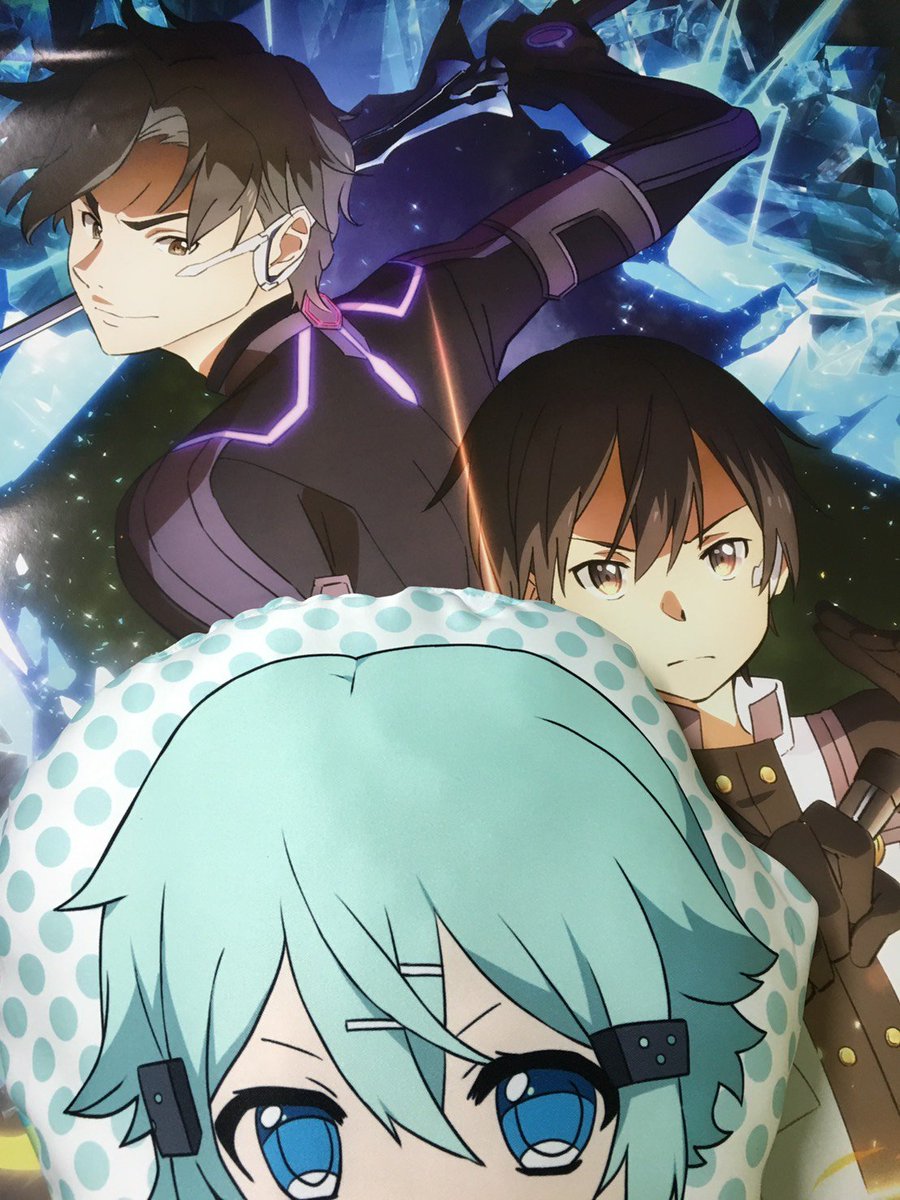 アニメ ソードアート オンライン 公式 On Twitter Animejapan 2017 Gencoブース J34 にて 新商品 ダイカットクッション 全3種 と 大好評 B2耐水ポスター アスナ ユナ にキリトとエイジも参戦し全3種で販売 フィギュア展示も行います ぜひチェックして