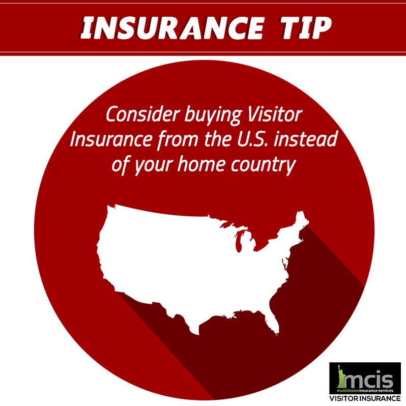 #Insurance agents in the U.S. know their laws better. So, it is recommended to buy a #VisitorInsurance plan from the U.S. itself. #MCIS