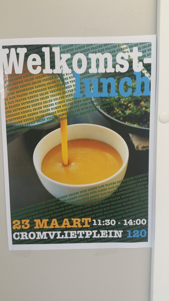 POL_Gerard_HHT's tweet photo. Aanwezig met collega's en netwerkpartners op welkomslunch #statushouders en hun maatjes in #bhvt #Laak #Molenwijk #Cromvlietplein. https://t.co/H7s87Jl5Rx