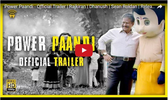 cinetvindia's tweet photo. #Powerpaandi Trailer hits  1 Million Views
@dhanushkraja #Rajkiran @RSeanRoldan @Prasanna_actor 
https://t.co/lJuBTaTkql https://t.co/HOKqm6DxU9