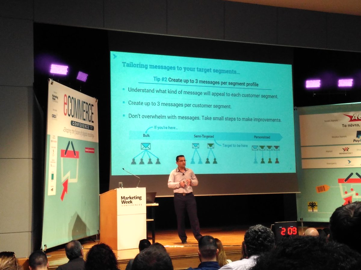 ContactPigeon's tweet photo. @ContactPigeon on "The ecommerce shift towards customer-centric marketing model" at #ecc17gr #ecommerce #marketingautomation https://t.co/0K3Y2a4L8o