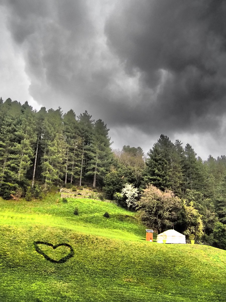 DuPestrin's tweet photo. #yourte #bedandbreakfast #OTASV #ardechesecrete #storm #Ardeche #travel https://t.co/32hcOt6AJw