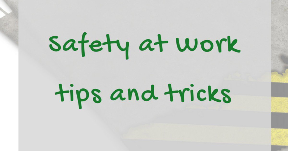 AllSortsHere's tweet image. Looking for some safety at work tricks n tips with @SHEilds_Ltd ? &amp;gt;&amp;gt; bit.ly/2nx36PN #StaySafeAtWork #Workspace #TricksnTips