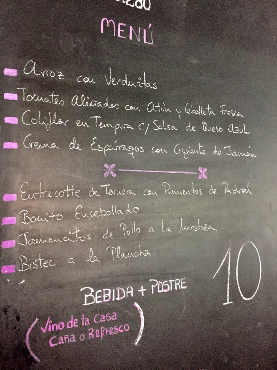 Hoy Jueves en #puravida#menutrescantos