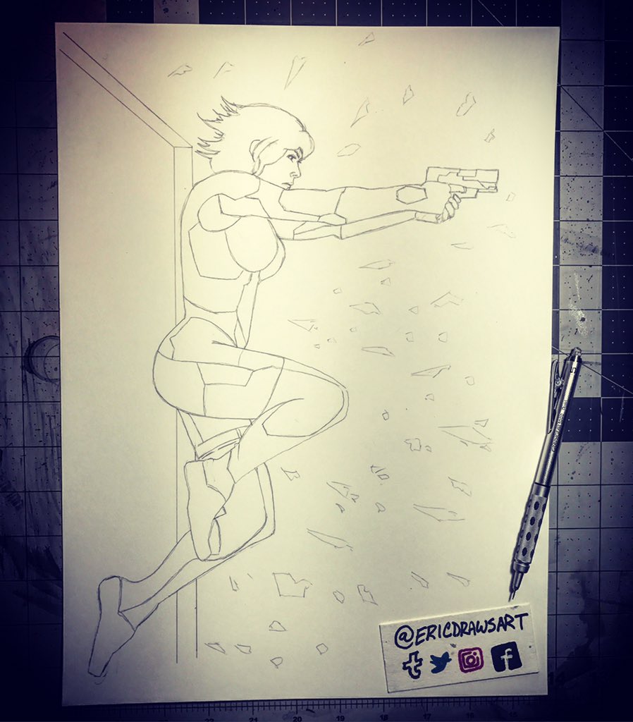 EricDrawsArt's tweet photo. #ScarlettJohannson #ghostintgeshell #WorkinProgress https://t.co/Ov5Y3ZV7CN