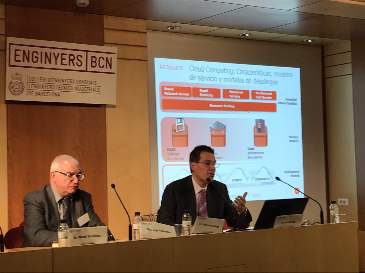 BSI_Iberia's tweet photo. Jose Luis Colom, compliance advisor, "elegir un proveedor es algo mas que hacerlo a cara a cruz" #ISO27017, #JCloudPD https://t.co/C270vLsxJD