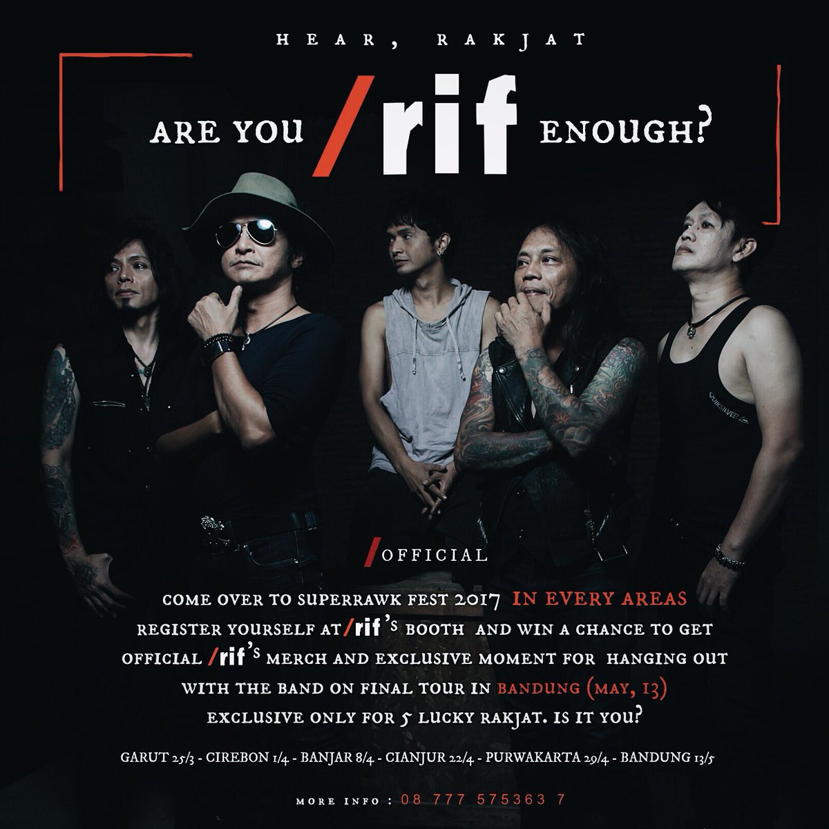 This is why you should come to #superrawkfest2017 - Are you /rif enough? #rifband #rakjatrif