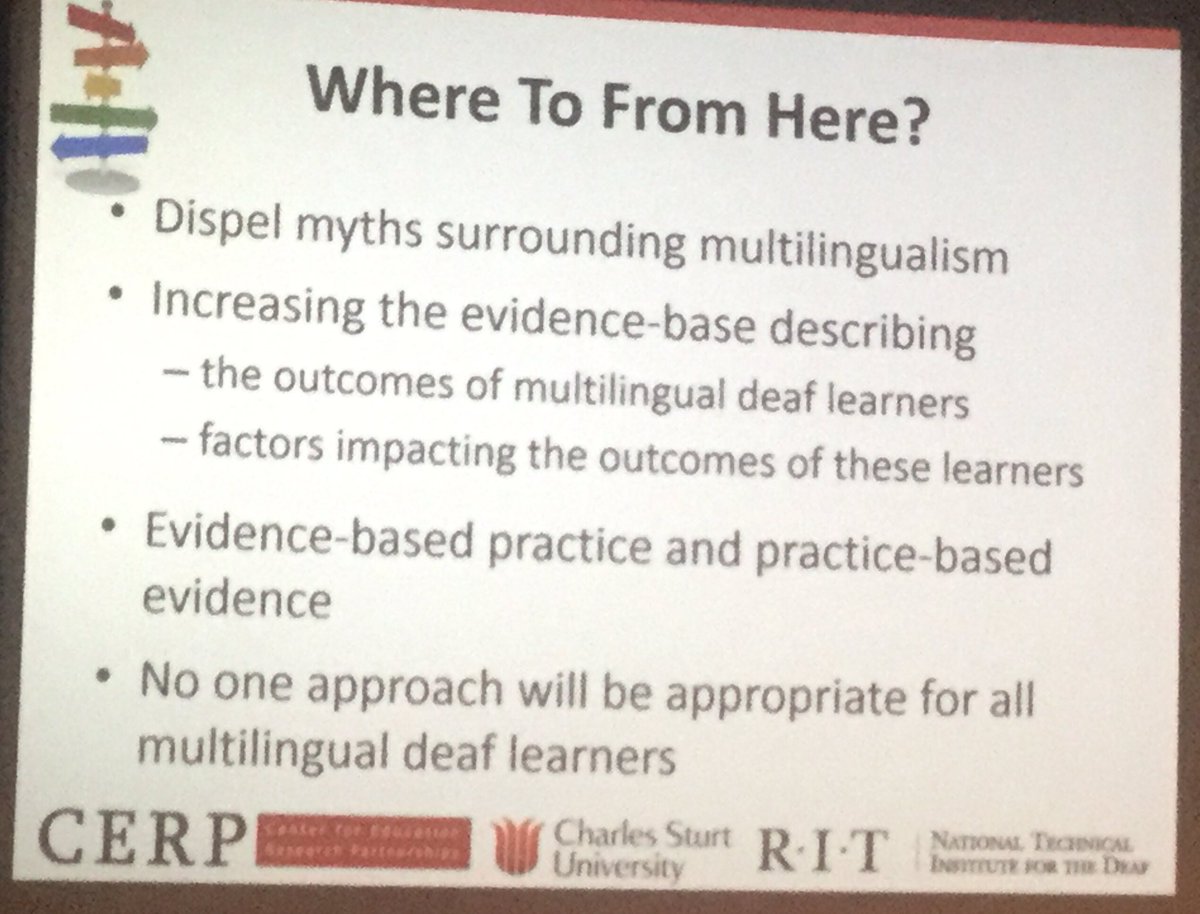 Kathryn Crowe (Australia) presents on language acquisition in a multilingual world #TDL2017 and moving on...