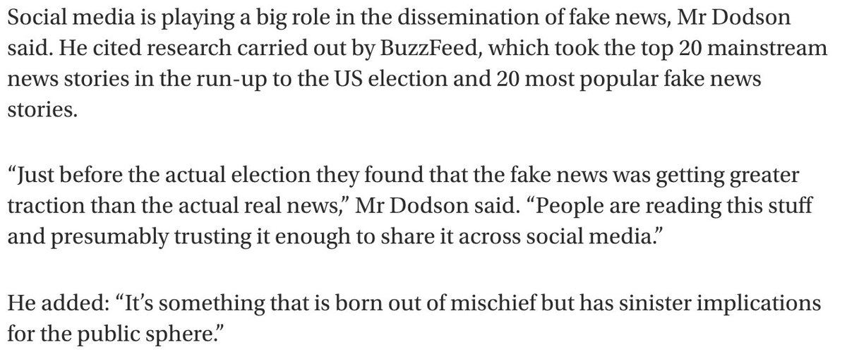 seandodson's tweet photo. Report by @IsmailMulla in #TheYP of a panel I spoke on about #fakenews - as part of our dept's #25yearsofPR bash. https://t.co/q41mIuBXfQ https://t.co/lczDz4hVhZ