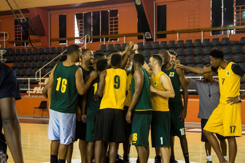 HowardMnisi23's tweet photo. All The best to @BasketBall_RSA representing us from tomorrow in Zambia for Afro Basket Qualifiers #BasketballSA #GreenAndGold https://t.co/RHu2VPnWFw
