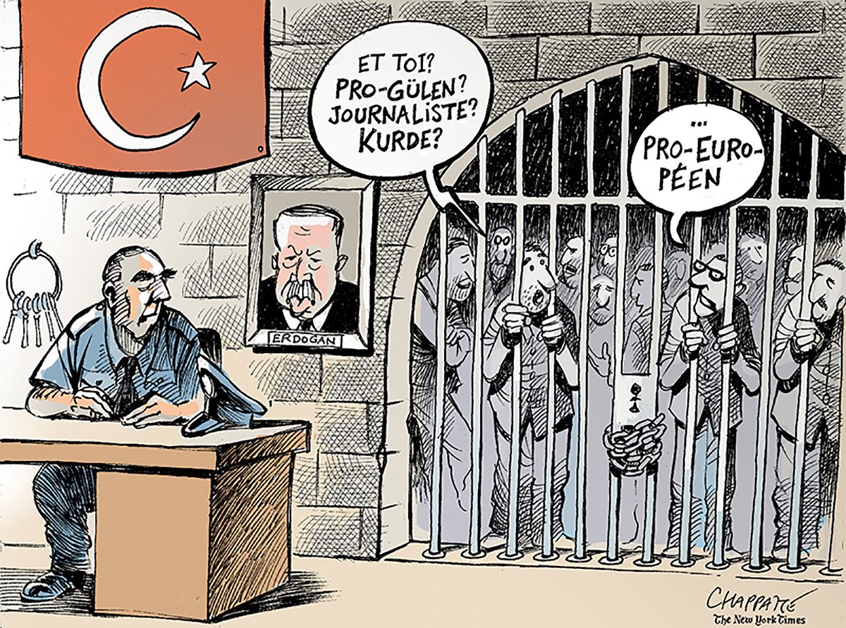 Dessins de Chappatte on Twitter: "Erdogan et l'Europe - © Chappatte dans  The New York Times… "