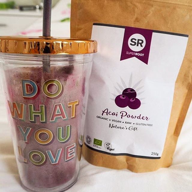 veo_world's tweet photo. Do what you love! 😍 Power smoothie 💪 with #SuperRoot 100% #Organic #Acai Powder 🍇
#Repost by @wildcatfit: “…my … https://t.co/w0lTk5h8LI