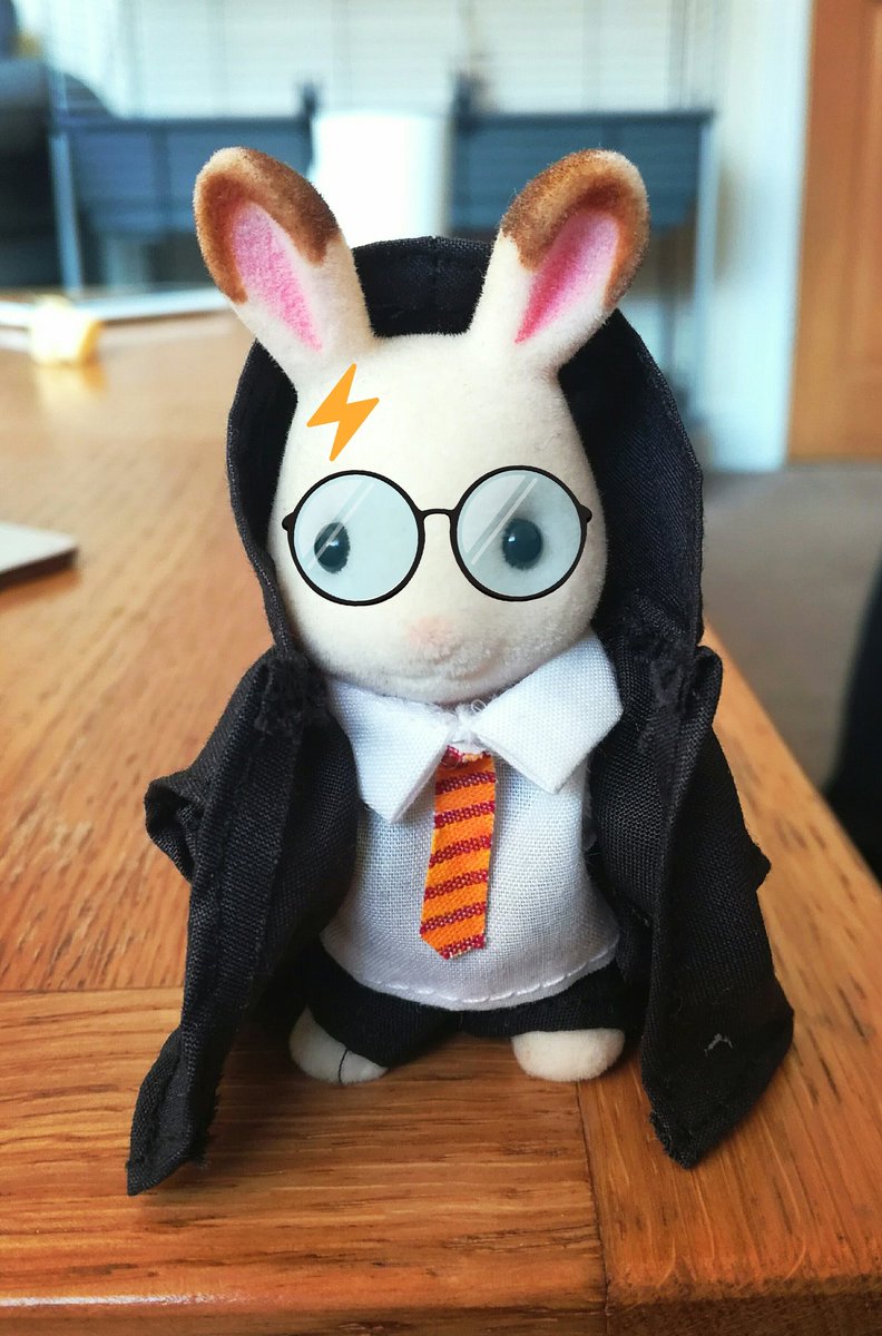 MelDaniels77's tweet image. @SylvanianUK @CathyWebmail1 Thank you for my Harry Potter Sylvanian outfit - it&apos;s made my day! ⚡