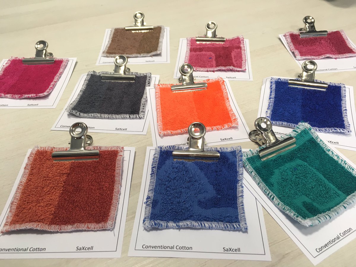 TechForFuture's tweet photo. SaXcell is comparable to existing cotton fibre, but it has a bigger dye uptake. #HTSM #SaXcell https://t.co/sCRdi2aOlY
