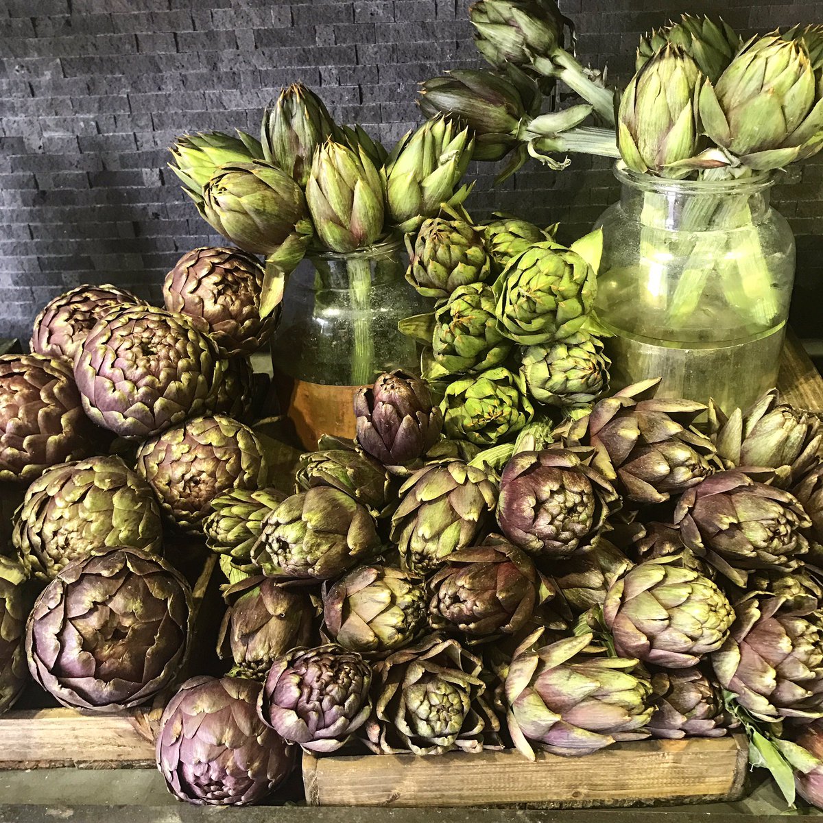 Artichoke heaven <a href="/Natoora/">Natoora</a> Pavilion Road today