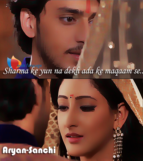 ERSK_SonyTv's tweet photo. Aryan-Sanchi - Sharma ke yun na dekh ada ke maqaam se...
#ekrishtasajhedarika #partnershipforever #shyness #prettybride #archimoments https://t.co/GRLD5xRvGS