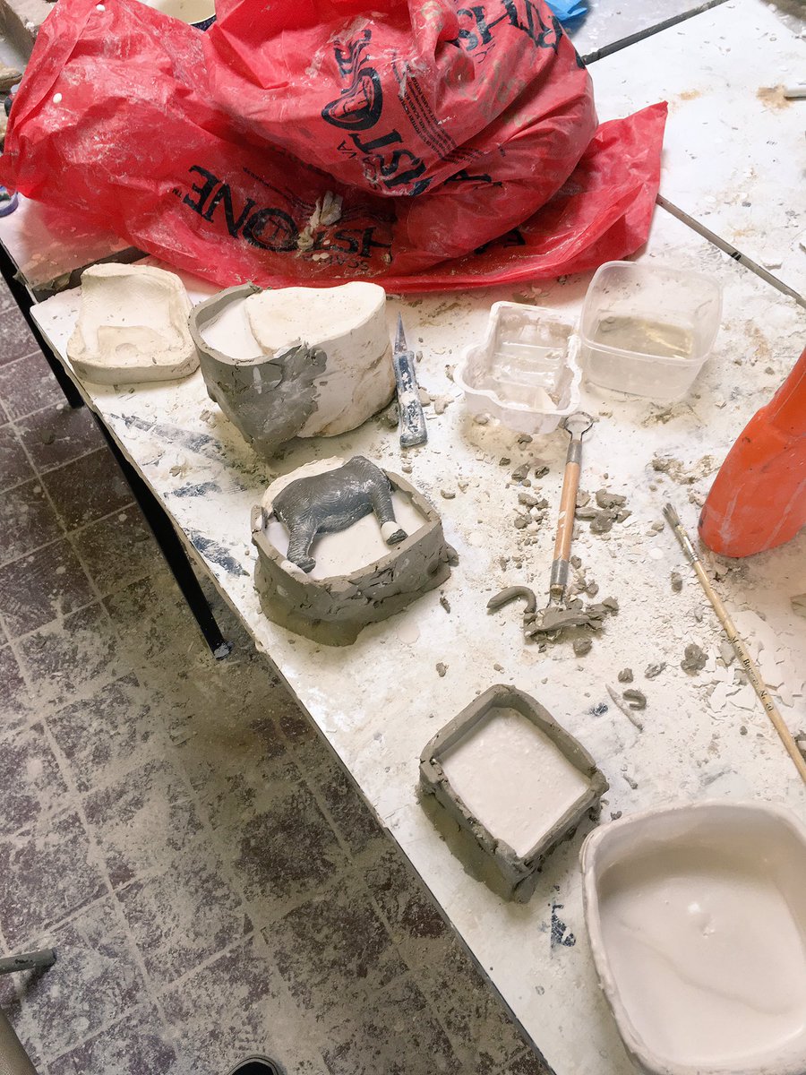 STAGE 1 - making the #plastermould