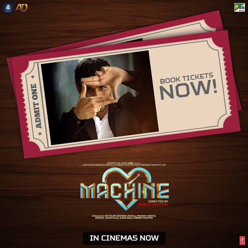 Catch the thrilling @theabbasmustan film, #Machine in theaters near you - bit.ly/Machine-BookNow