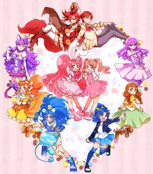 ニチアサエイト キラキラな5人組 キラキラプリキュアアラモードイラストまとめ T Co Cbgskiizzt T Co Jgeqgf41kl Twitter