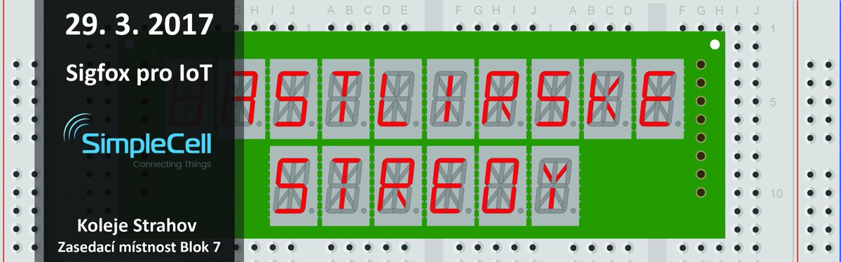 bastlirna's tweet image. Za rohem je #bastlstreda! Tentokrát se můžete těšit na představení technologie @sigfox pro IoT od @simplecelleu bit.ly/2naGO3U