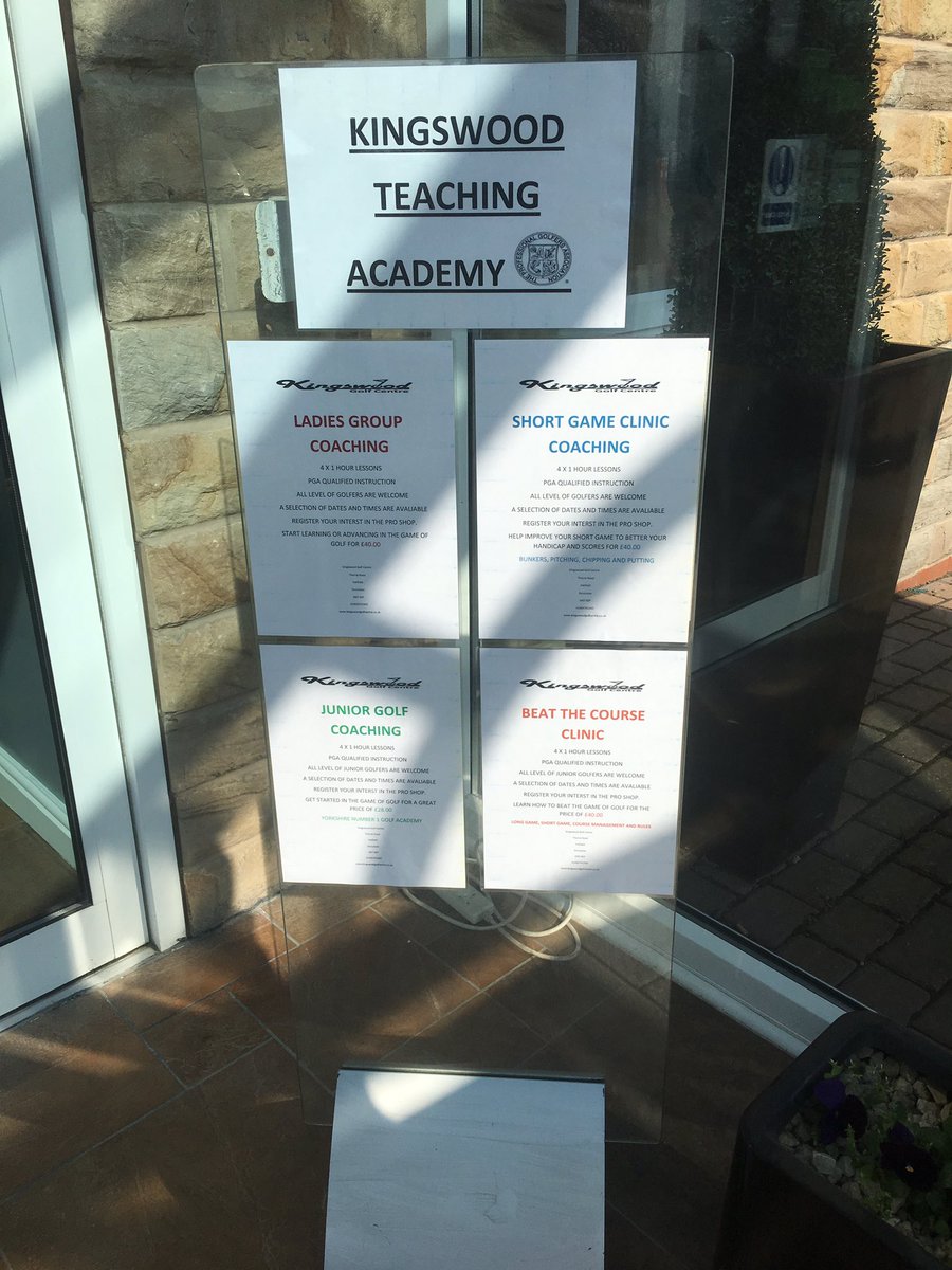 GolfKingswood's tweet photo. New groups @GolfKingswood #doncasterisgreat #teachgolf #getintogolf https://t.co/ZoYHs0Qjry