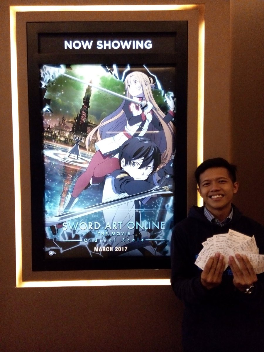roushfk's tweet photo. Jempol tak terhingga pokonya!!! Mantaaappp #SwordArtOnlineOrdinalScale #SwordArtOnlineID #sao_anime #rekikawahara #kirito #asuna https://t.co/4O64rfOdFB