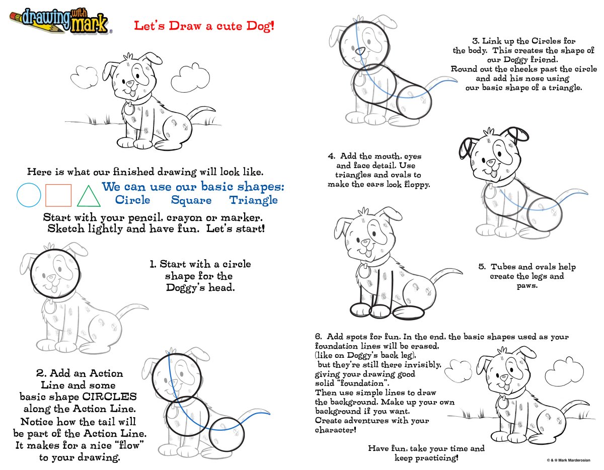 DrawingWithMark's tweet photo. Happy #NationalPuppyDay #LetsDraw a #PuppyDog #DrawAong as we visit a shelter on #HappyTails @Dreamscapeaudio #Lovetodraw #DrawingwithMark https://t.co/nrALUoLnAv