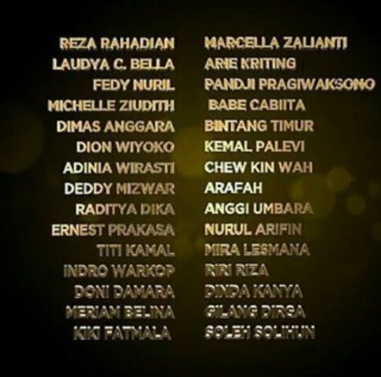 Yuhuuuu ada Mata Panda dan Pipi Apel di Indonesia Box Office Awards 2017 #IBOMA2017