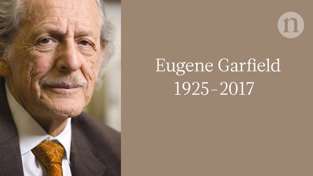Nature's tweet image. Eugene Garfield, inventor of the Science Citation Index, saw in his creations a better science for society: go.nature.com/2n9OpPZ