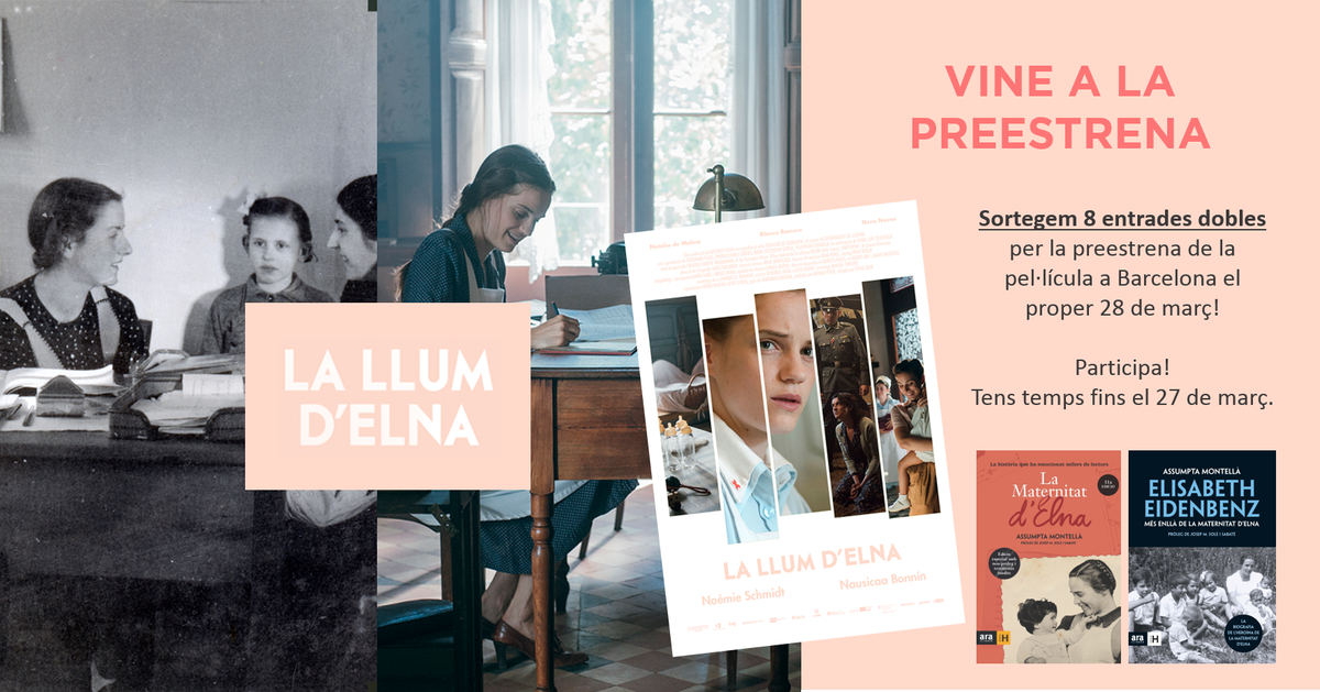 arallibres's tweet photo. Participa! Comparteix aquesta publicació i contesta: a quants infants va salvar la vida Elisabeth Eidenbenz? Tens temps dins el 27/3 https://t.co/g9NEV58t66