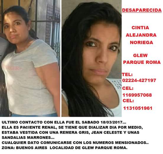 Nonii25's tweet photo. Buscada por favor difundir https://t.co/O6s5ZIjHkU