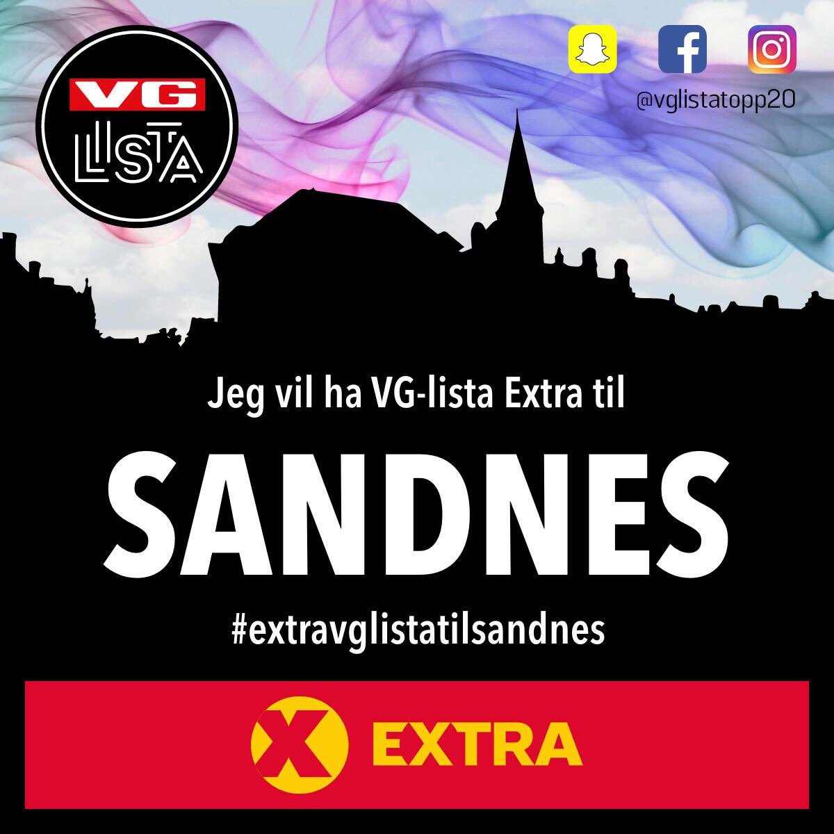 93Tone's tweet photo. Jeg vil ha @VGlistaTopp20 til Sandnes!! 😄 #extravglistatilsandnes https://t.co/6PkTmqkV8z