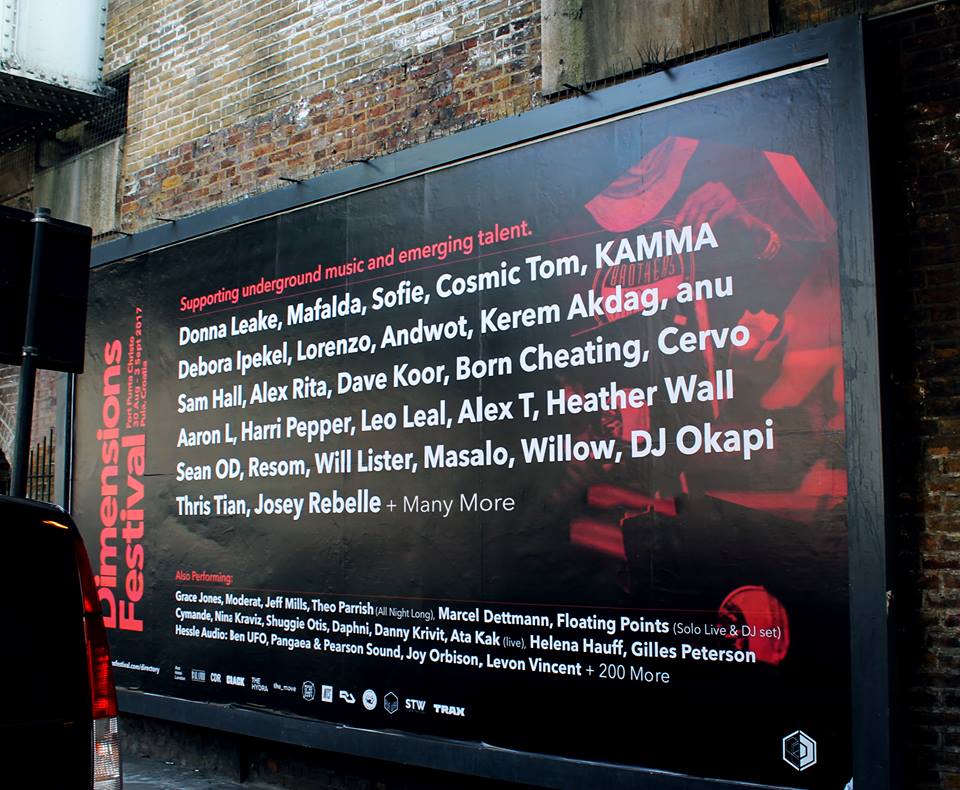 Out to everyone keeping underground music alive...
Line-up so far > bit.ly/Dimensions17l
