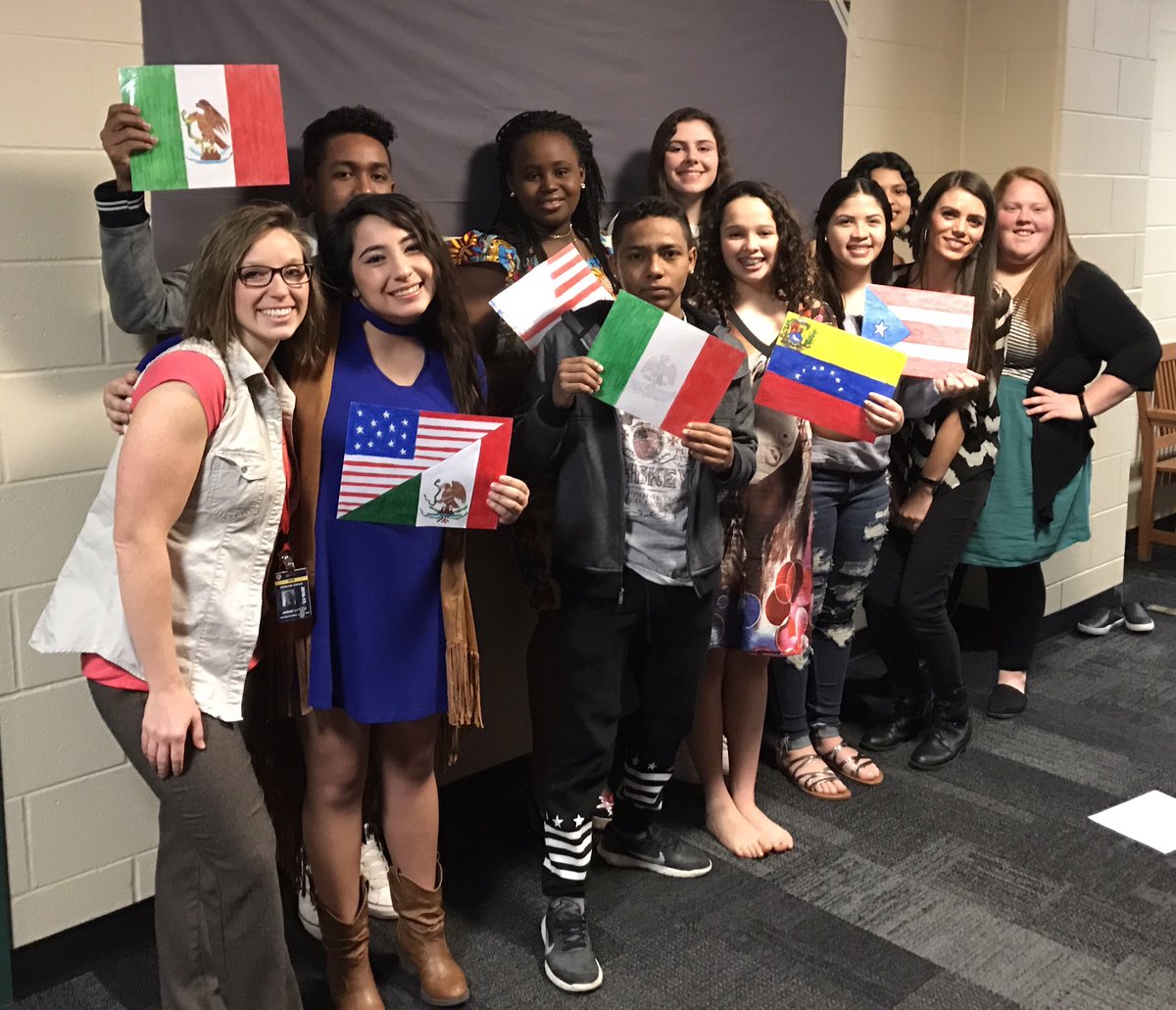 NHSENGDEPT's tweet photo. Students sharing their culture with NHS #multilingualclass @NHS_Principal @MissPlahm @deane_nhs https://t.co/T5eA6XrYcs