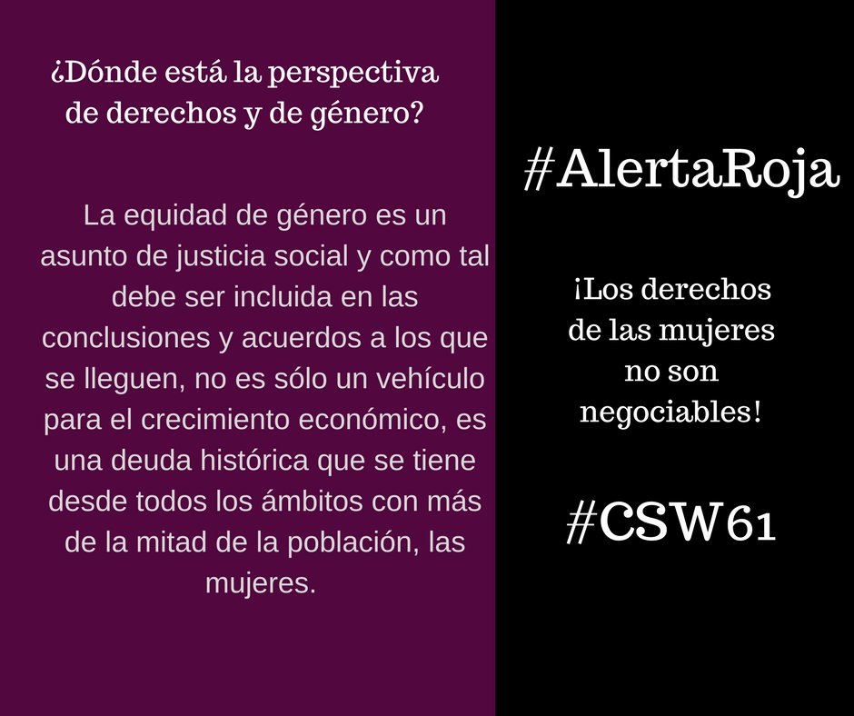 rociorosero's tweet photo. AlertaRoja en la #CSW61 el empoderamiento económico de las mujeres SI tiene que ver con la autonomía sexual y reproductiva .@silvitabuendia https://t.co/Fk54aXc3Mi