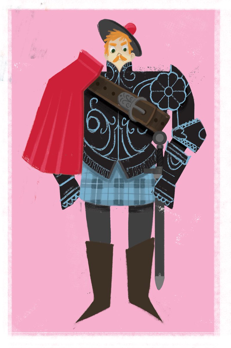 jakereeson's tweet photo. Just finishing up this knight design before I clean up my house, I've got an inspection tomorrow! Heck! #illustration #characterdesign https://t.co/PblMyEBl0I