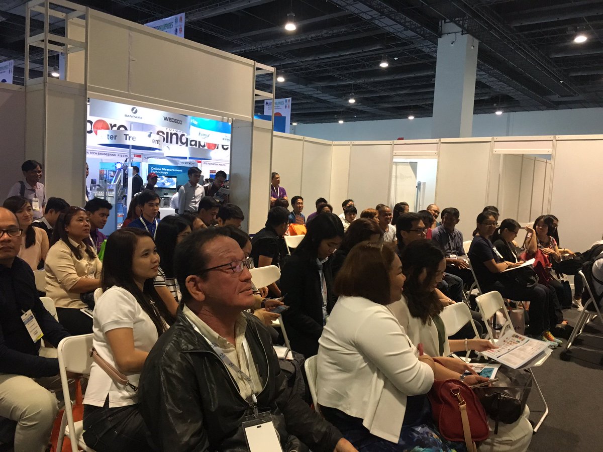 Our colleague, Jukka Hakola giving a keynote @waterphilshow on New Ideas in Water Treatment #WaterTreatment #oxygen #WaterIsLife