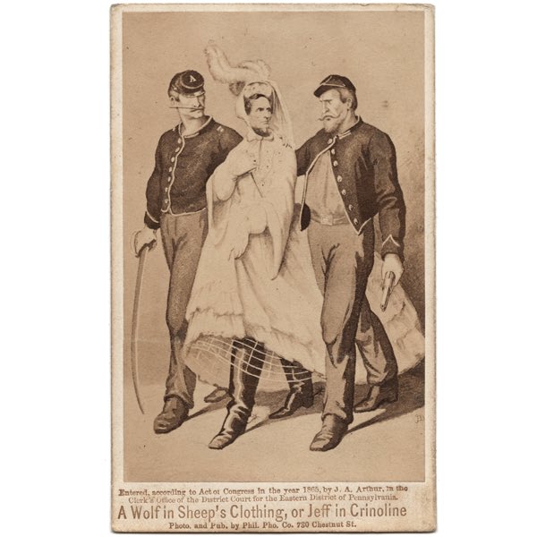 kittenpawsljp's tweet photo. jefferson davis defying gender roles since 1865 https://t.co/WdxHf8T4wJ