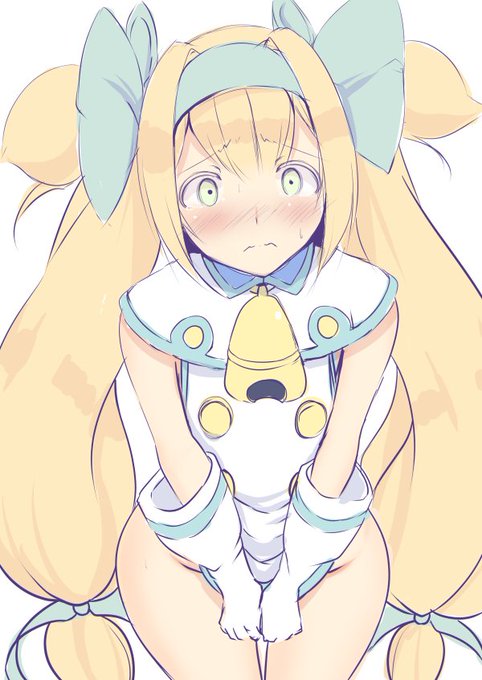 必死になにかを我慢するプラチナ 