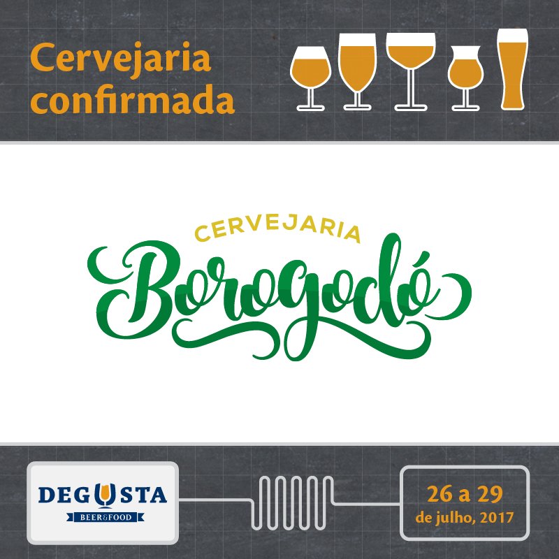 A Cervejaria Borogodó ainda é novidade, mas promete fazer muito sucesso no evento com os rótulos Bohemian Pilsner e American IPA! <3